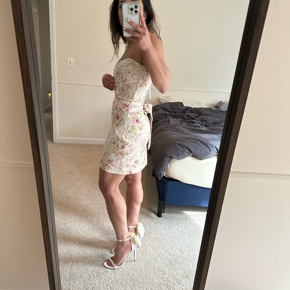 Nasturtium Dress V. Chapman- bridal shower, rehearsal dinner minidress - Picture 5 of 10